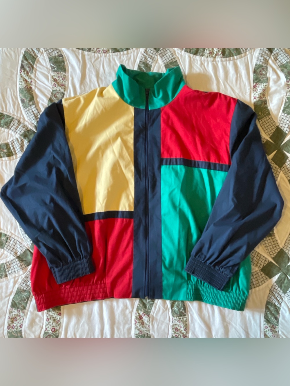 Color Block Windbreaker